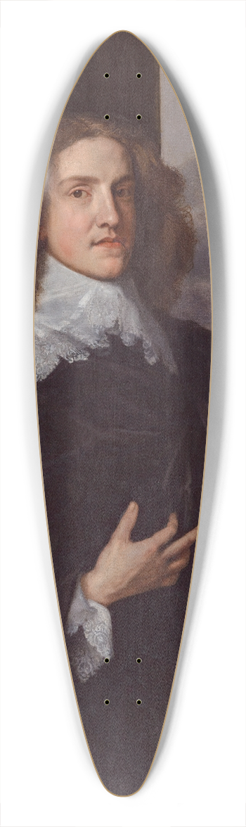 Anthony van Dyck - Young Gentleman 39.3 inch art pintail longboard deck