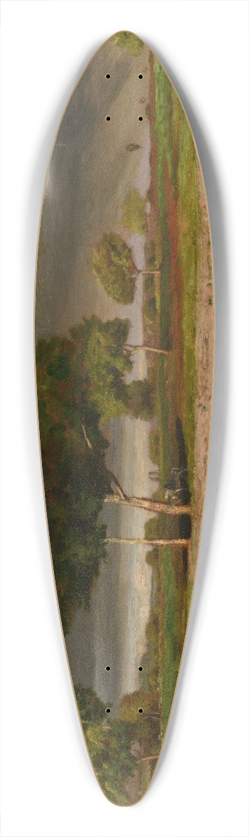 Antoine Chintreuil - Lorage 39.3 inch art pintail longboard deck