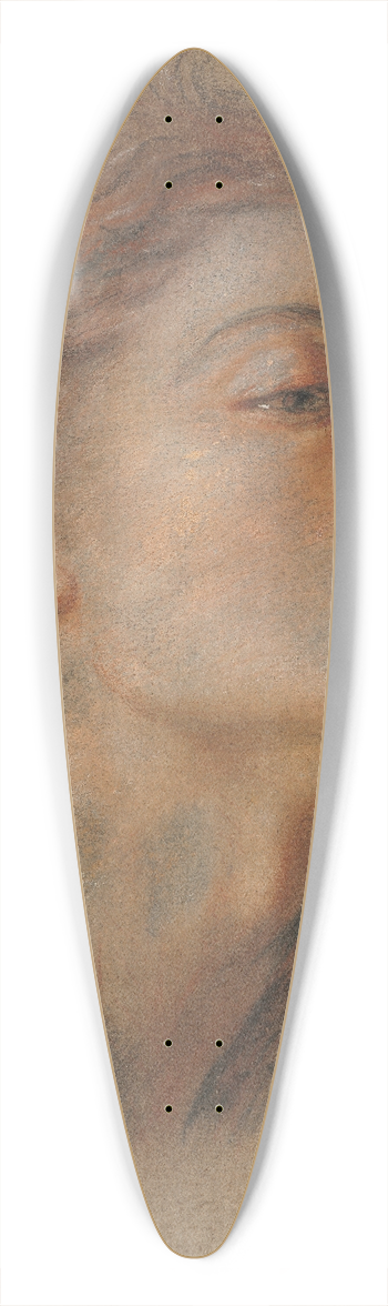 Antoine Coypel - Head of a Young Man 39.3 inch art pintail longboard deck