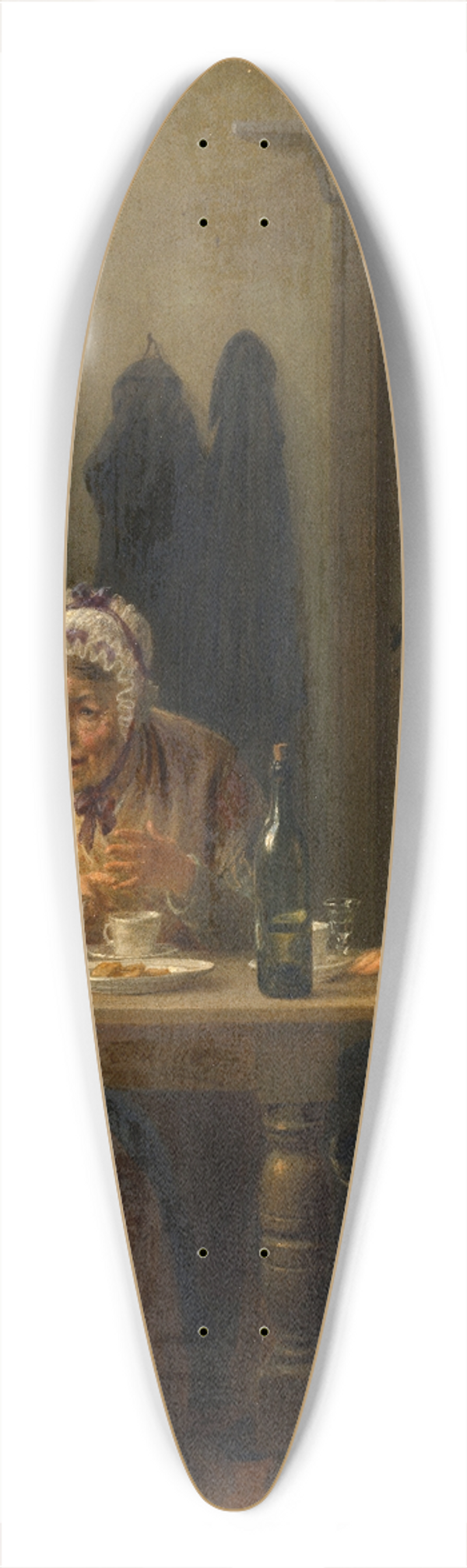 Antoine De Bruycker - Afternoon Coffee Franois 39.3 inch art pintail longboard deck