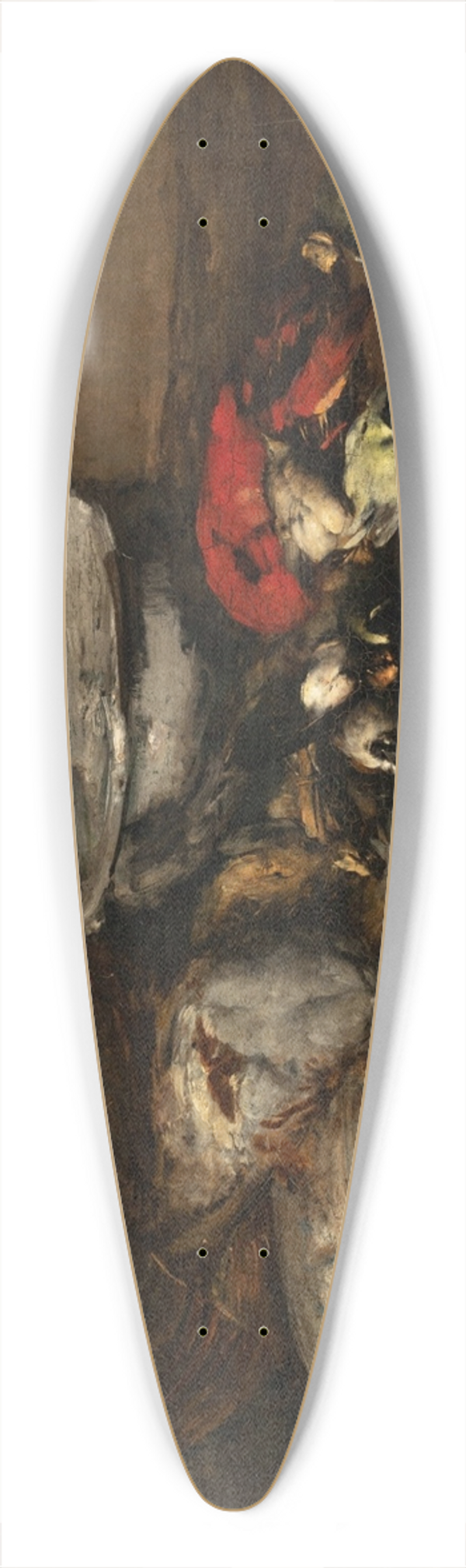 Antoine Vollon - Still-life with wild game 39.3 inch art pintail longboard deck
