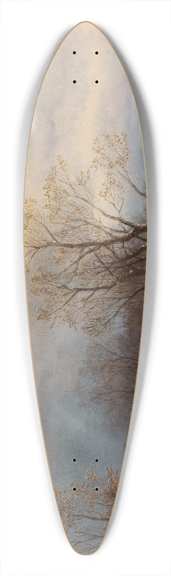 Anton Doll - A Vast Winter Landscape 39.3 inch art pintail longboard deck