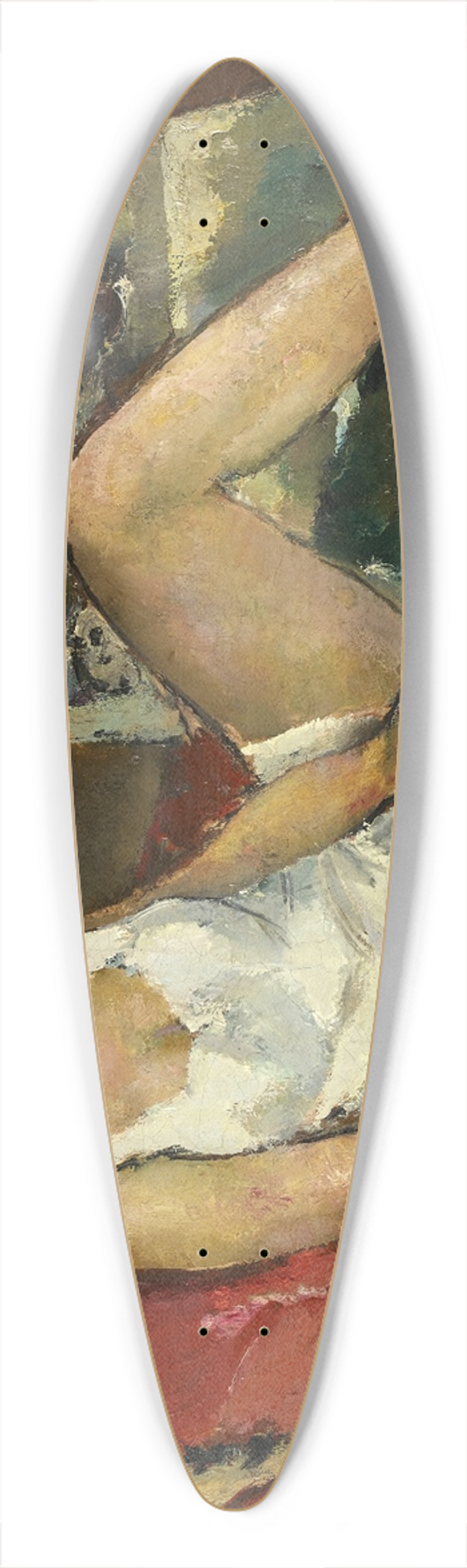 Anton Faistauer - Junge Frau Auf Rotem Sofa 39.3 inch art pintail longboard deck
