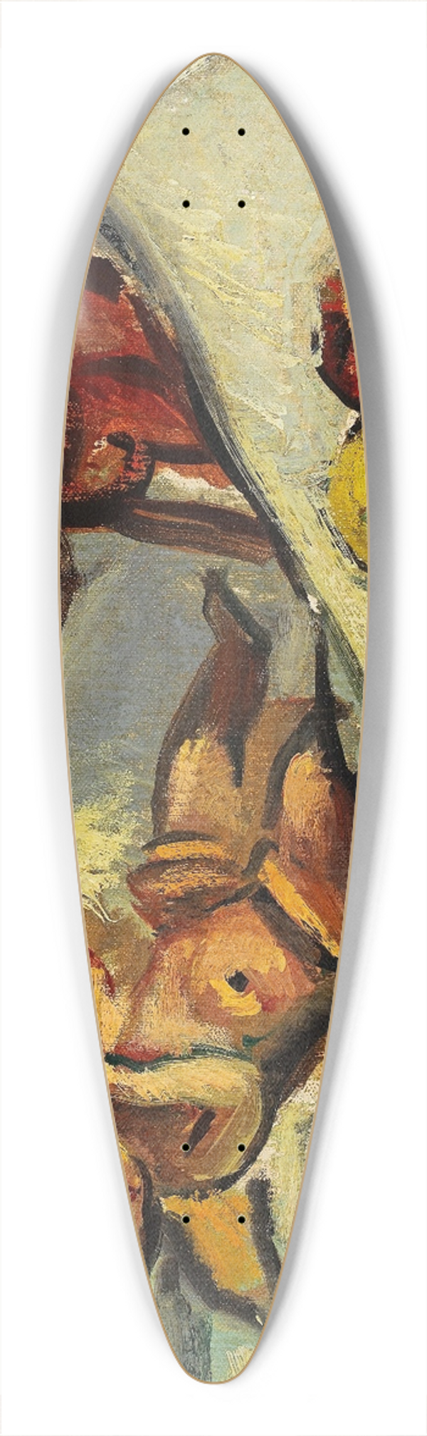 Anton Faistauer - Stillleben mit pfeln, Putto und Pferdchen 39.3 inch art pintail longboard deck