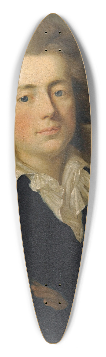 Anton Graff - Portrait Of Jan Potocki 39.3 inch art pintail longboard deck