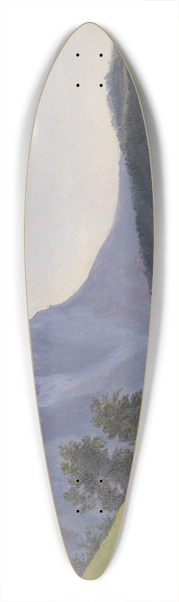 Anton Hansch - Sengsengebirge 39.3 inch art pintail longboard deck
