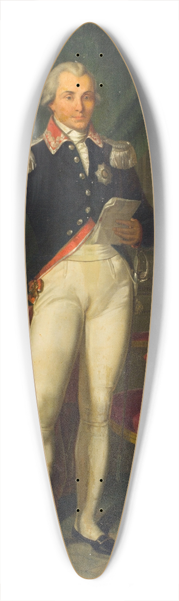 Antoni Brodowski - Portrait of Jan Krasiski (17561790), starosta of Opinogra 39.3 inch art pintail longboard deck