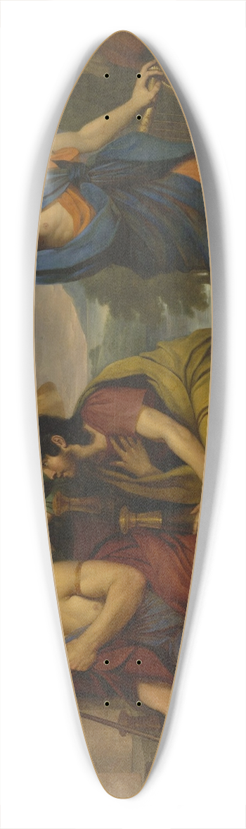 Antoni Brodowski - Sauls anger at David 39.3 inch art pintail longboard deck