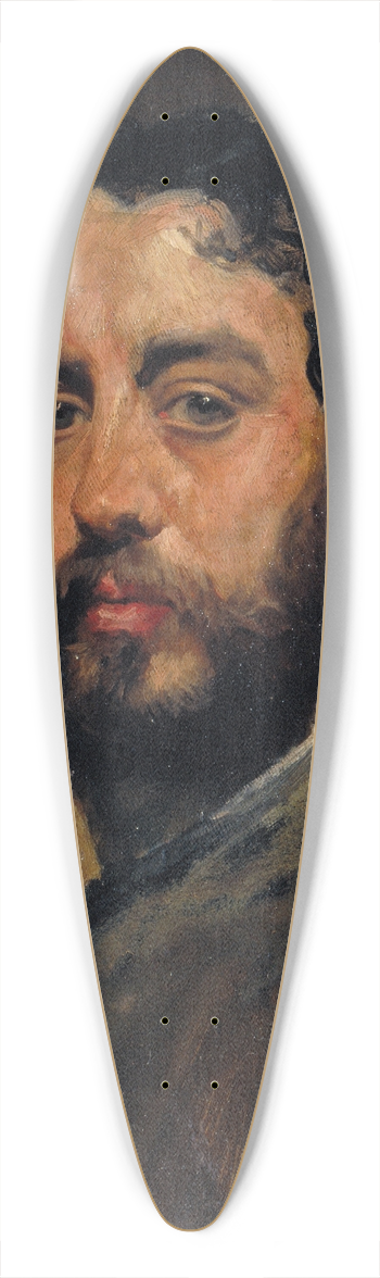 Antoni Caba - Self-Portrait 39.3 inch art pintail longboard deck