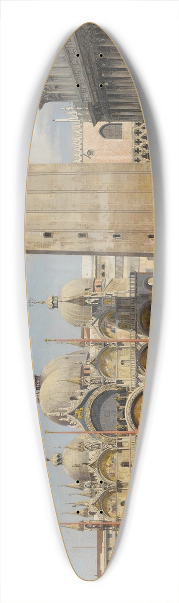 Antonietta Brandeis - Venice; A View ofthe Piazza San Marco 39.3 inch art pintail longboard deck