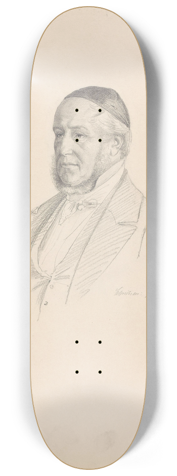 Adolph Tidemand - Christian Bernstorff Bdtker 8.25 inch art skate deck