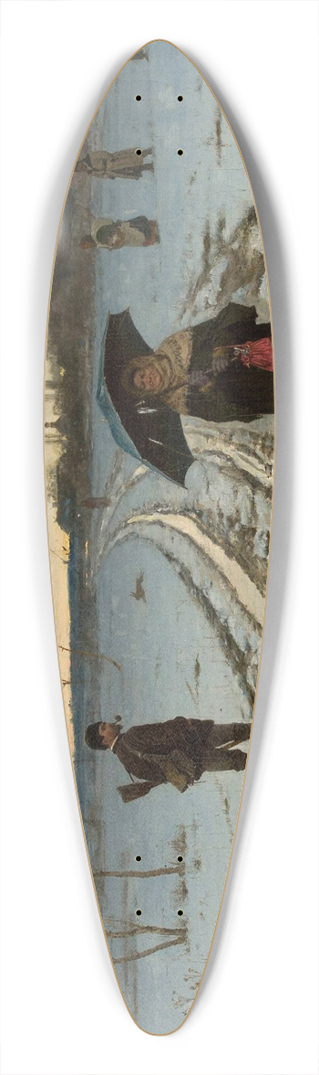 Antoni Kozakiewicz - Bad omen 39.3 inch art pintail longboard deck