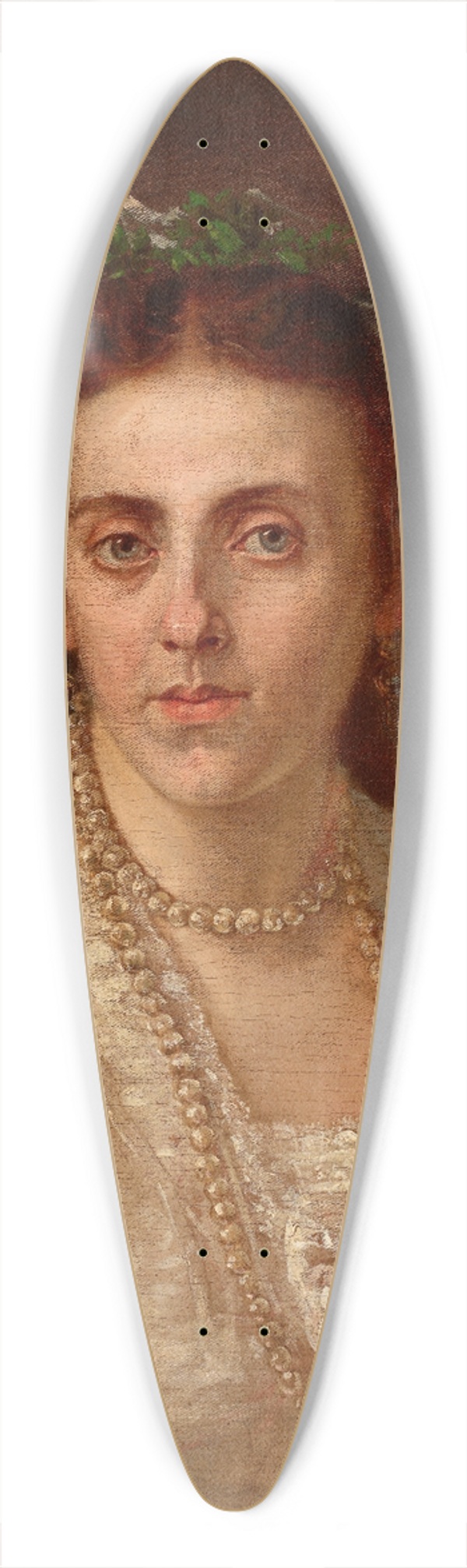 Antoni Kozakiewicz - Portrait of Sydonia Wakulska 39.3 inch art pintail longboard deck