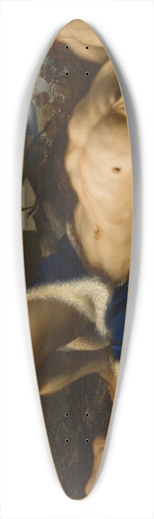 Antonio Balestra - The Death of Abel 39.3 inch art pintail longboard deck