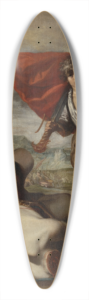 Antonio del Castillo Y Saavedra - David with the Head ofGoliath 39.3 inch art pintail longboard deck