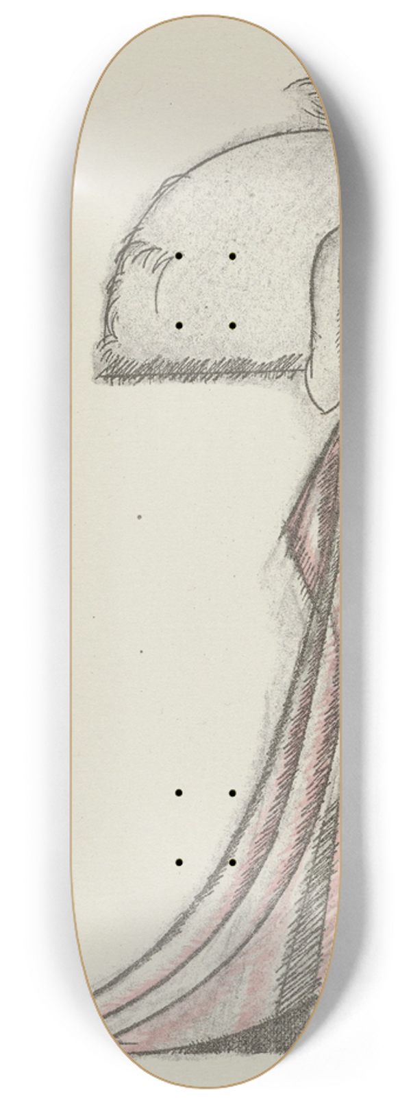 Bernard Boutet de Monvel - Une robe du soir de Worth 8.25 inch art skate deck