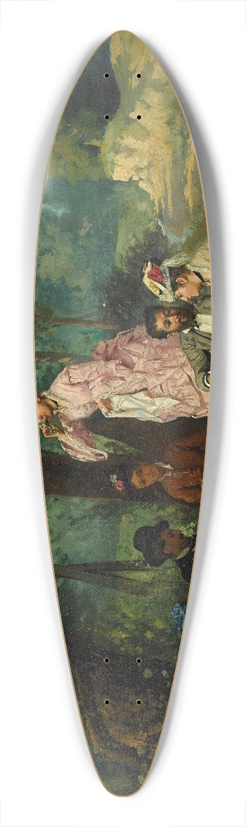 Antonio Garca Menca - The Picnic 39.3 inch art pintail longboard deck