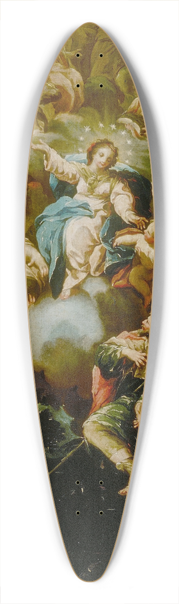 Antonio Gonzlez Velzquez - Saint James Vision of the Virgin of the Pillar 39.3 inch art pintail longboard deck