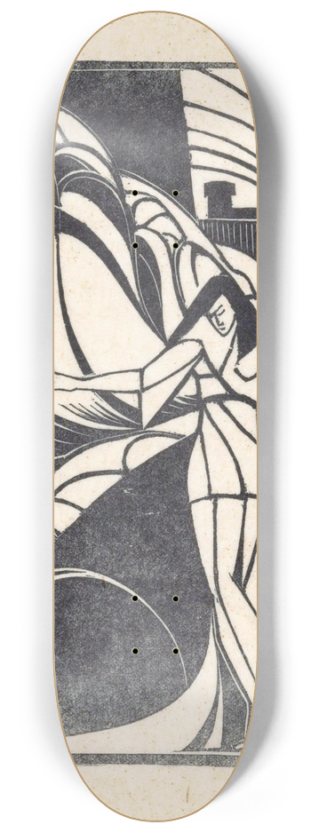 Bernard Essers - Deirdre 8.25 inch art skate deck