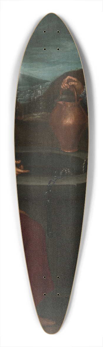 Antonio Mari - Christus und die Samariterin 39.3 inch art pintail longboard deck