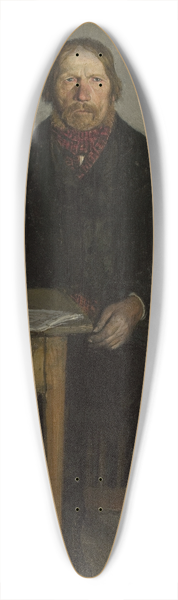 Antoni Piotrowski - In a tavern 39.3 inch art pintail longboard deck