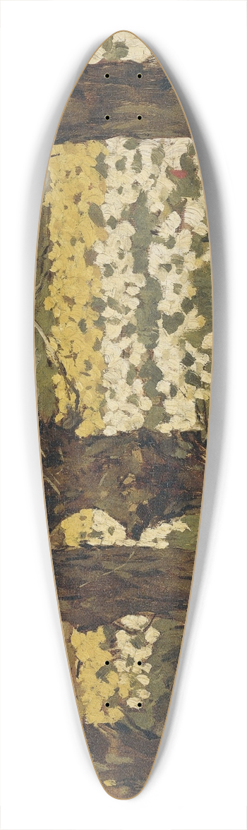 Anton L. Koster - Tulip Fields 39.3 inch art pintail longboard deck