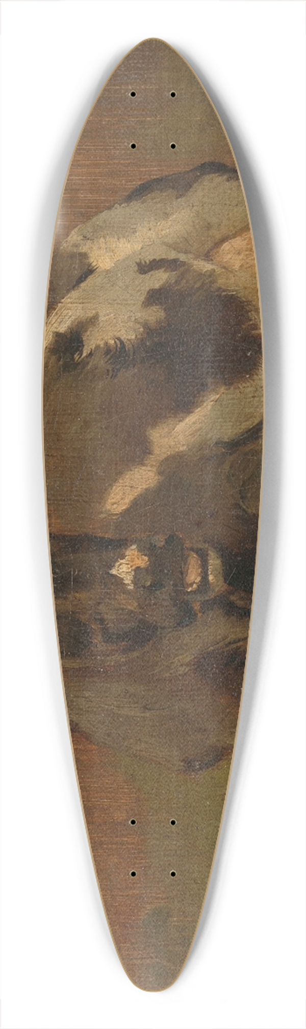 Anton Mauve - Lying Cow 39.3 inch art pintail longboard deck
