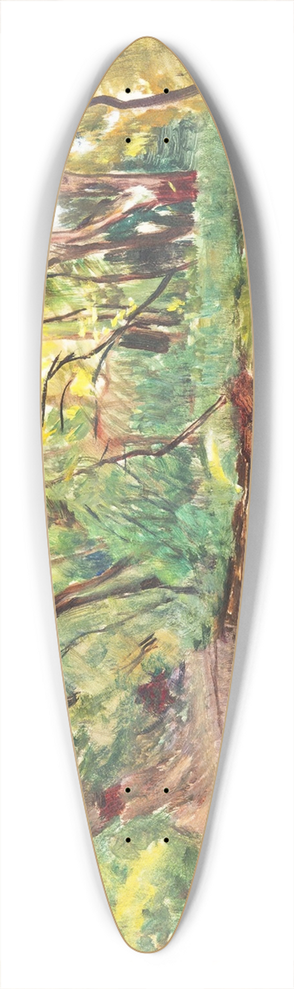 Antonn Hudeek - Brook In The Forest 39.3 inch art pintail longboard deck