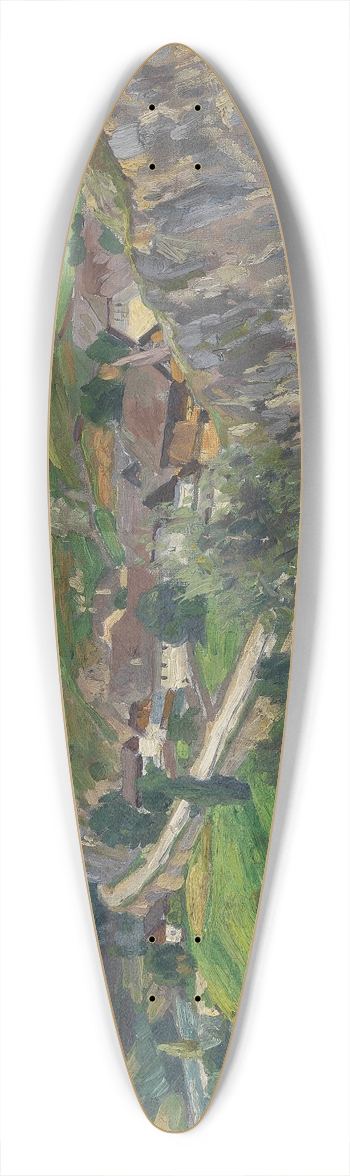 Anton Nowak - Die Sonnenburg 39.3 inch art pintail longboard deck