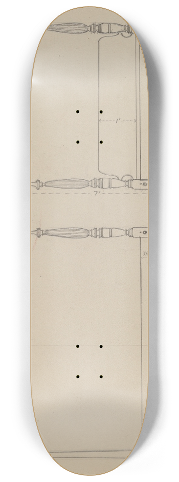 Bernard Gussow - Desk 8.25 inch art skate deck