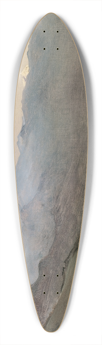 Anton Romako - Das Gasteinertal im Nebel 39.3 inch art pintail longboard deck