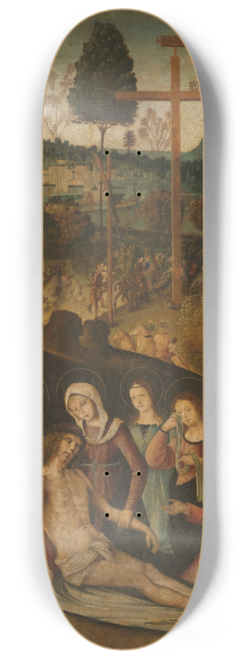Bernardino di Bosio Zaganelli - Lamentation of Christ 8.25 inch art skate deck
