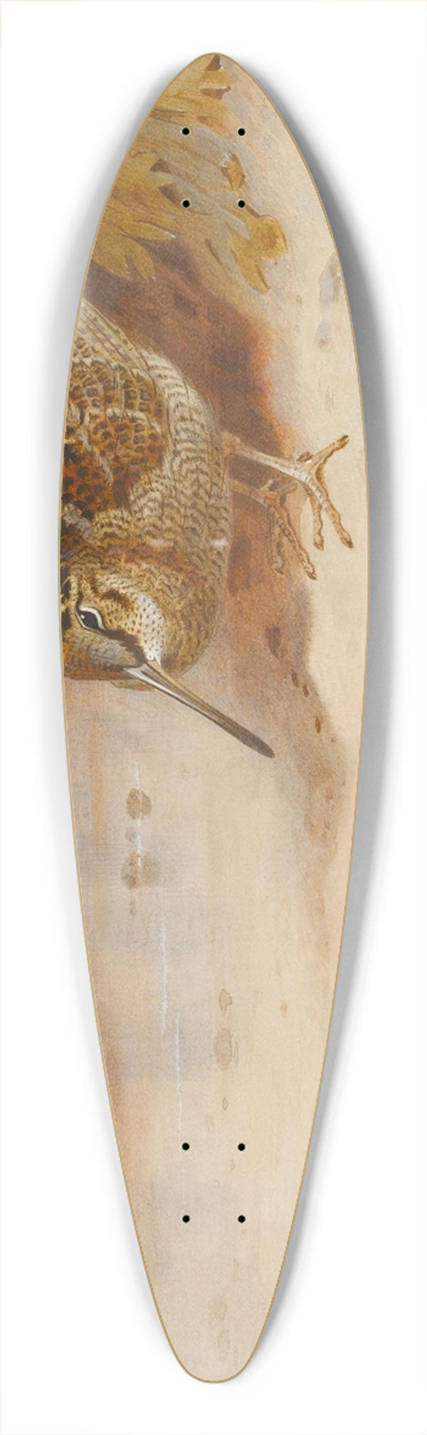 Archibald Thorburn - Hungry And Homeless 39.3 inch art pintail longboard deck