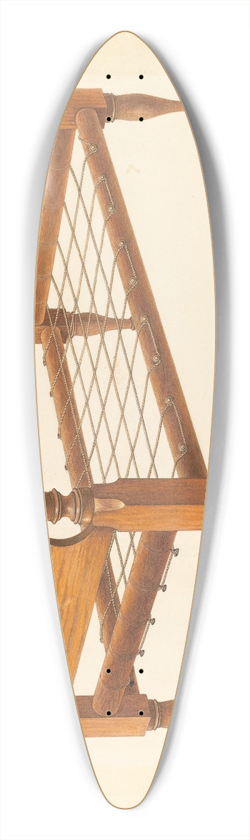 Archie Thompson - Bed  Bishop Hill 39.3 inch art pintail longboard deck