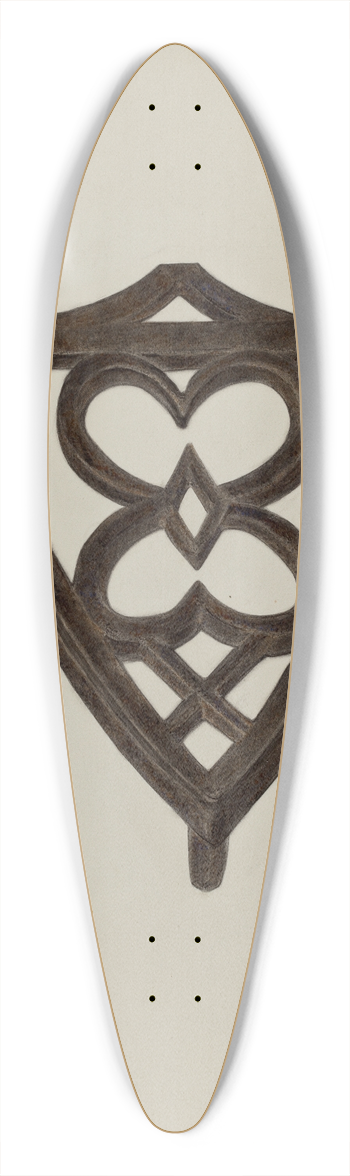 Ardella Watkins - Trivet 39.3 inch art pintail longboard deck