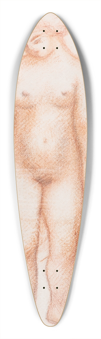 Aristide Maillol - Nu debout 39.3 inch art pintail longboard deck