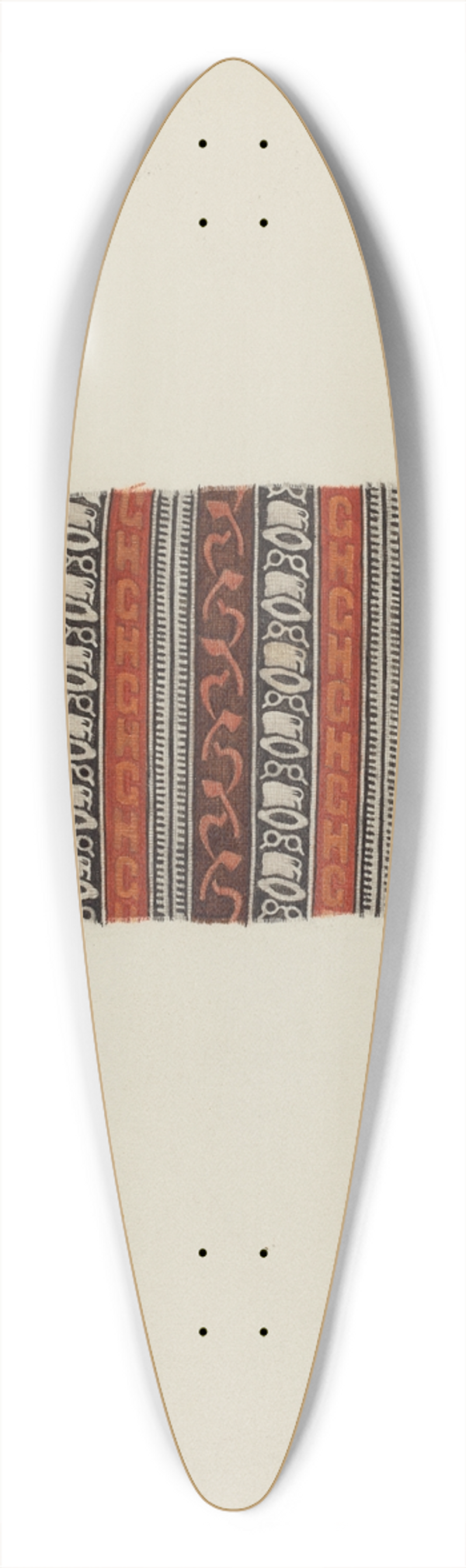 Arlene Perkins - Historical Printed Cotton 39.3 inch art pintail longboard deck