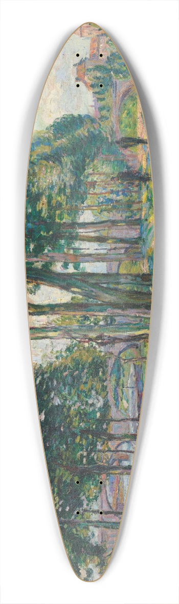 Armand Guillaumin - La Seine  Charenton 39.3 inch art pintail longboard deck