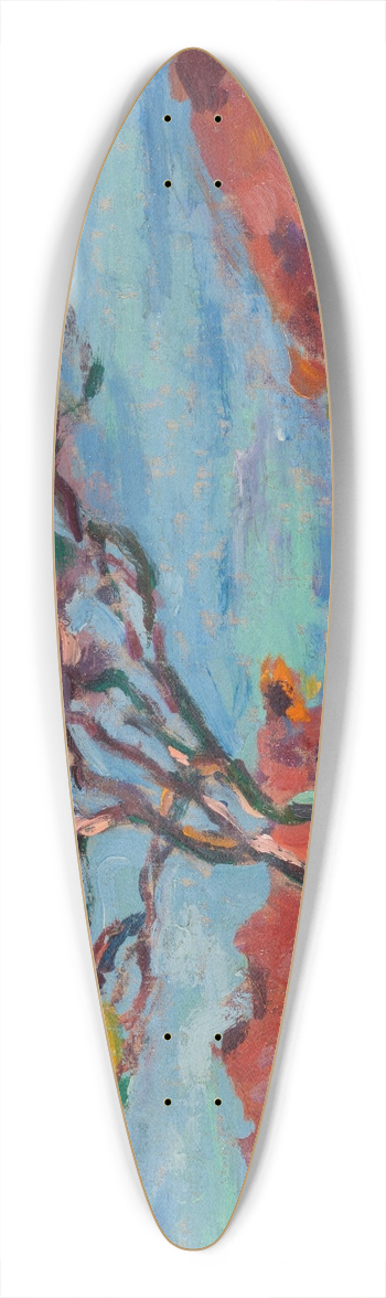 Armand Guillaumin - Paysage maritime 39.3 inch art pintail longboard deck