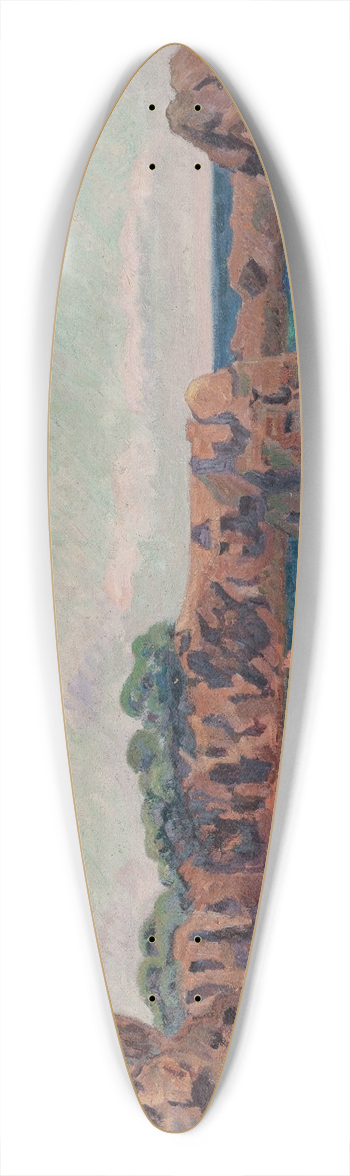 Armand Guillaumin - Rochers  Agay 39.3 inch art pintail longboard deck