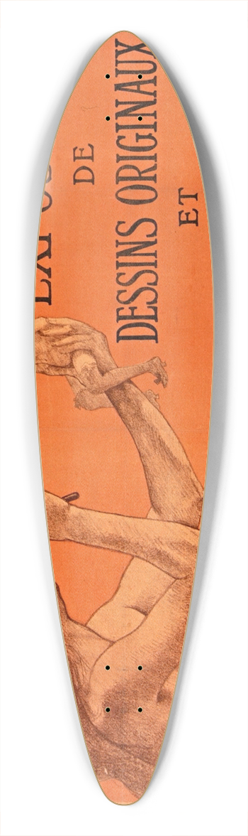 Armand Rassenfosse - Affiche pour le Salon des Cent 39.3 inch art pintail longboard deck