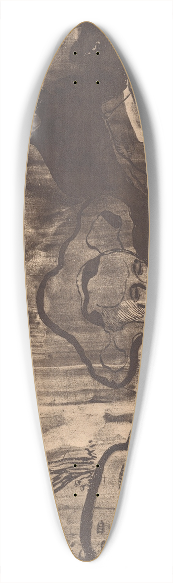 Armand Seguin - Dcoration de Bretagne 39.3 inch art pintail longboard deck