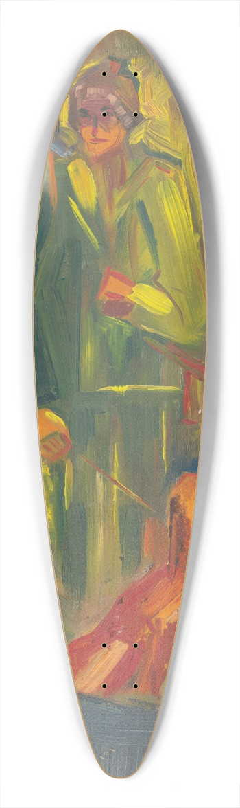 Arnold Peter Weisz-Kubnan - In the bag 39.3 inch art pintail longboard deck