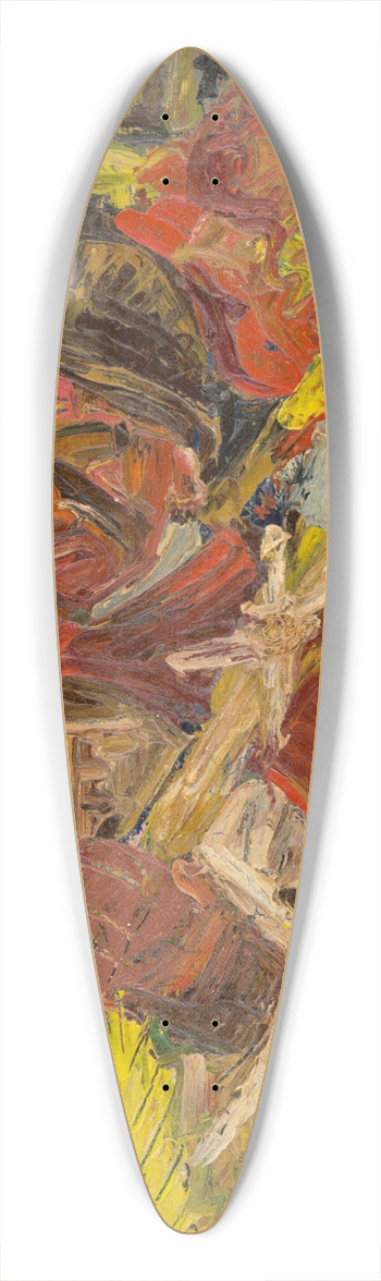 Arnold Peter Weisz-Kubnan - Lumberjack 39.3 inch art pintail longboard deck