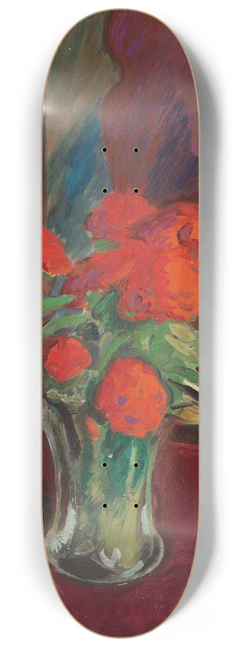 Bernard Meninsky - Flower piece 8.25 inch art skate deck