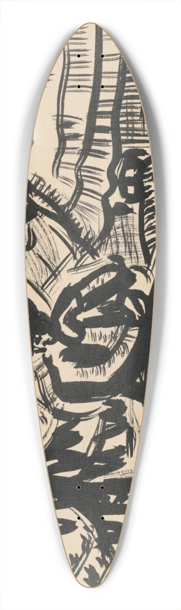 Arnold Peter Weisz-Kubnan - Sitting man 39.3 inch art pintail longboard deck