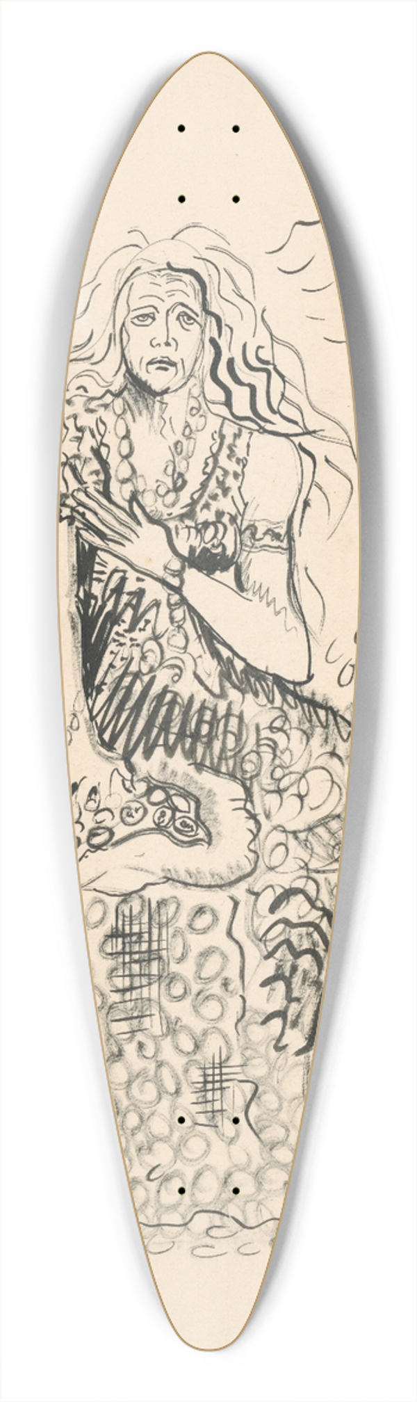 Arnold Peter Weisz-Kubnan - Vila 39.3 inch art pintail longboard deck