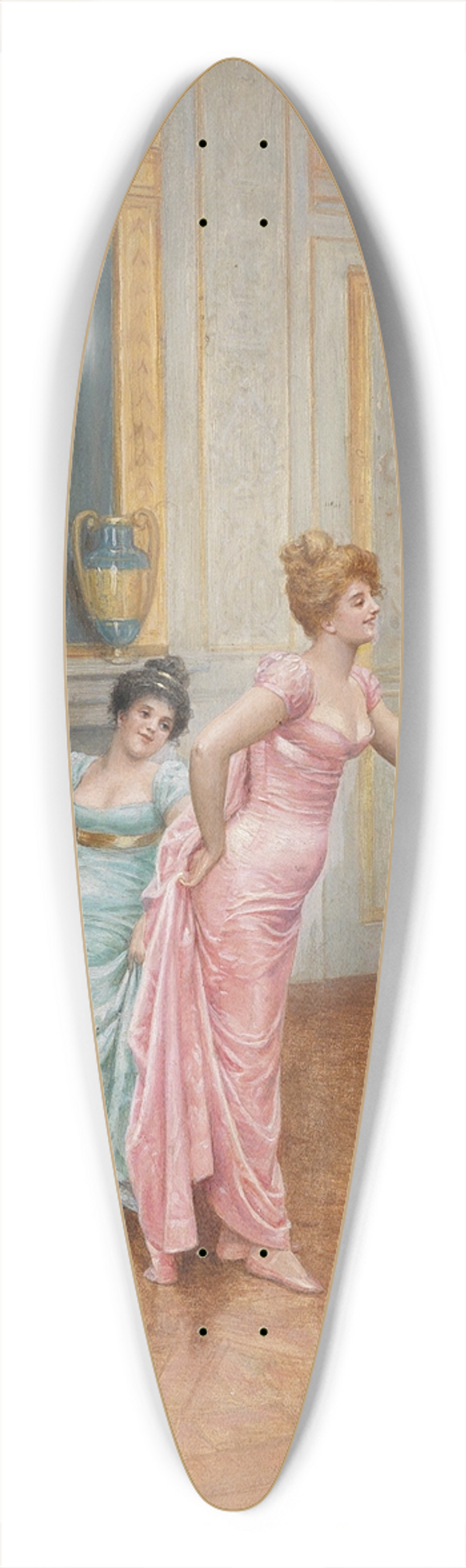 Arnold Willms - The Parrot 39.3 inch art pintail longboard deck