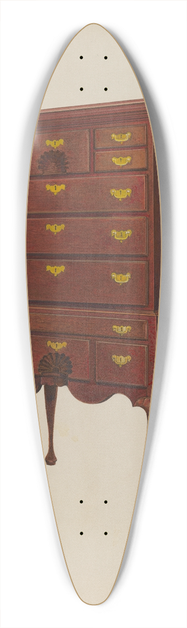 Arsen Maralian - Highboy 39.3 inch art pintail longboard deck