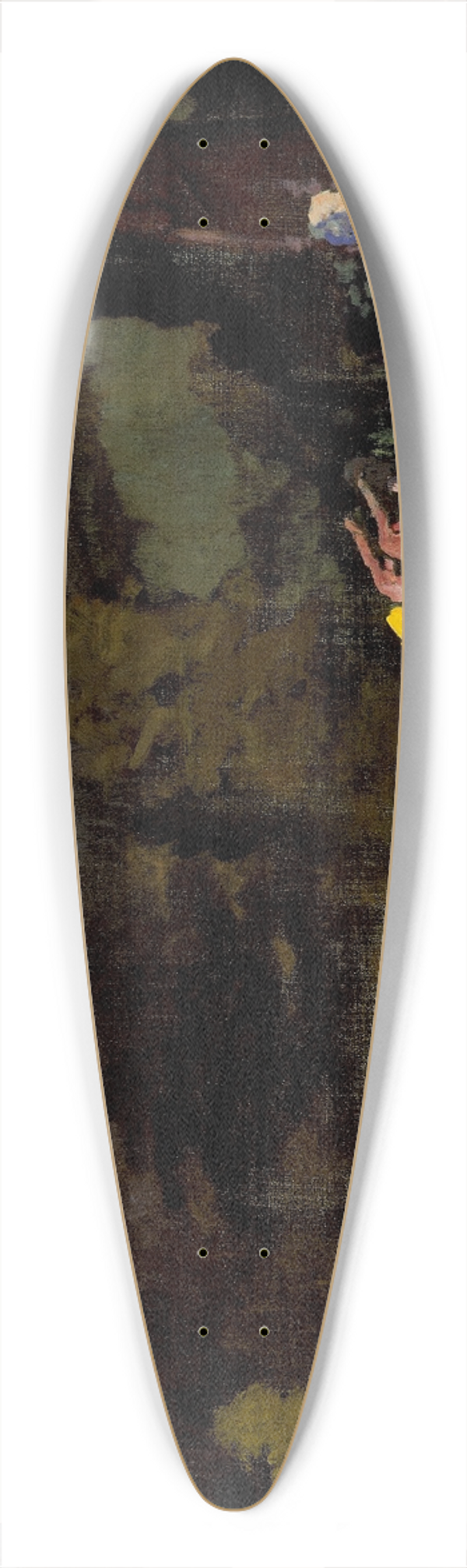 Arthur Bowen Davies - Pastoral Dells and Peaks 39.3 inch art pintail longboard deck